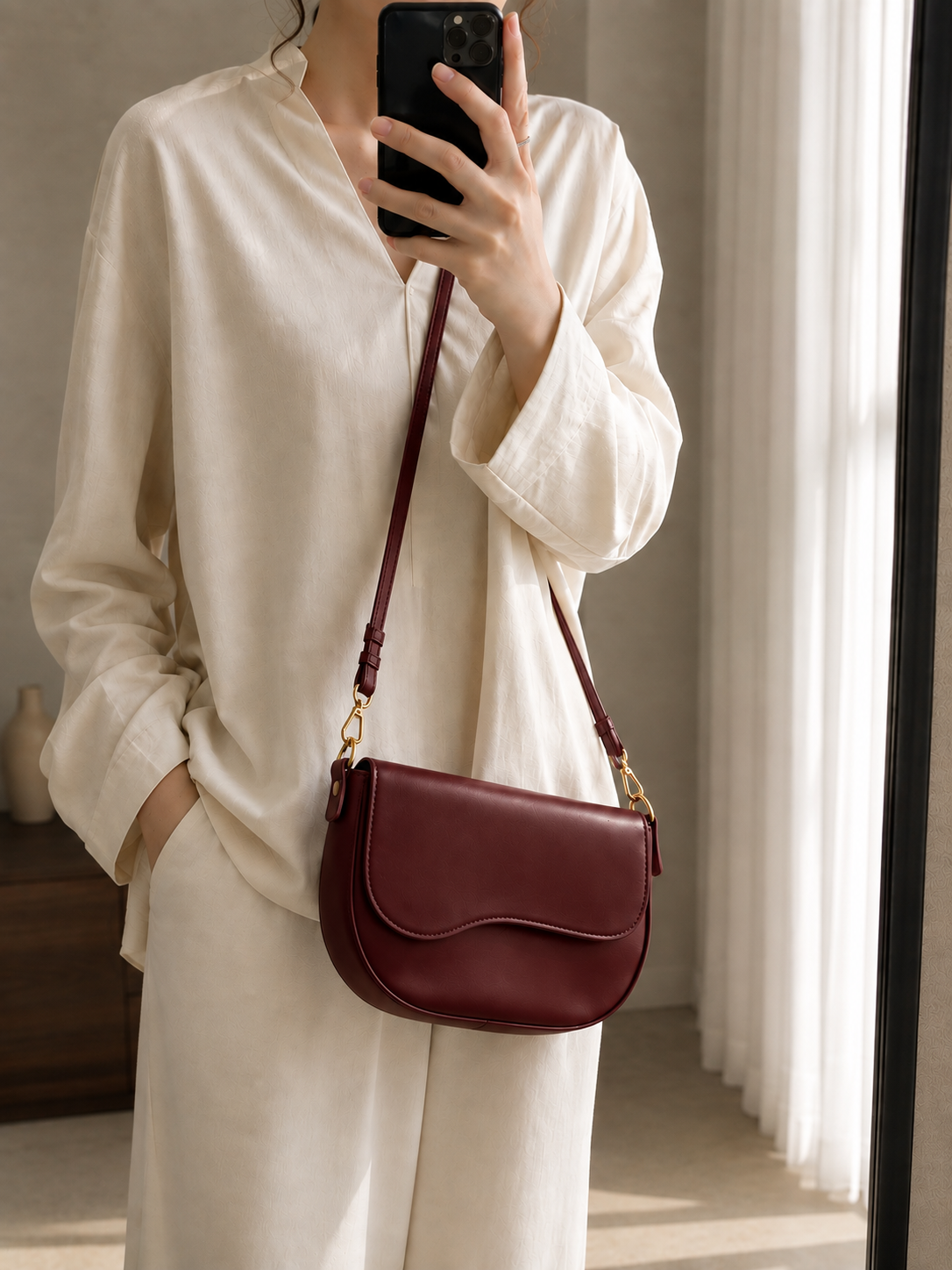 Hazel - Maroon